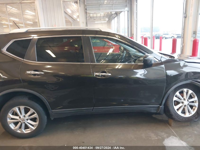 2016 Nissan Rogue Sv VIN: KNMAT2MV1GP636781 Lot: 40451434