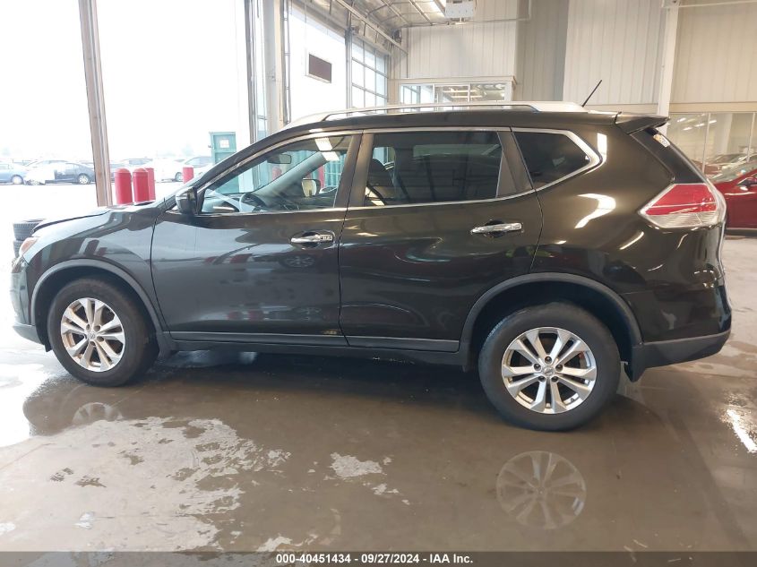 2016 Nissan Rogue Sv VIN: KNMAT2MV1GP636781 Lot: 40451434