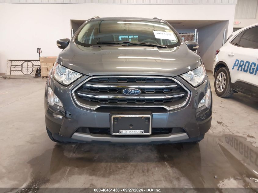 2018 Ford Ecosport Titanium VIN: MAJ6P1WL9JC162731 Lot: 40451438