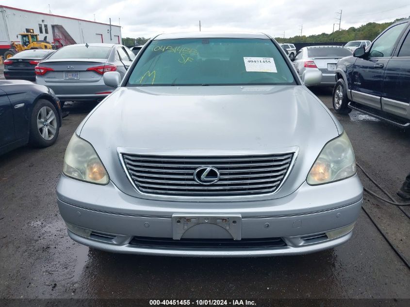 2005 Lexus Ls 430 VIN: JTHBN36F455022261 Lot: 40451455