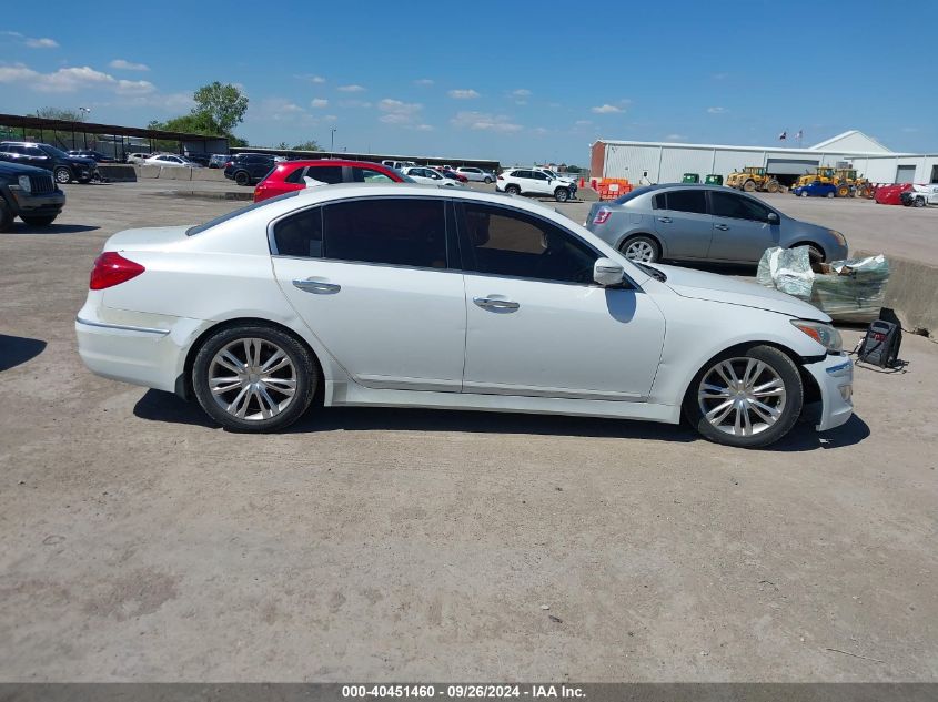 KMHGC4DD9CU189542 2012 Hyundai Genesis 3.8