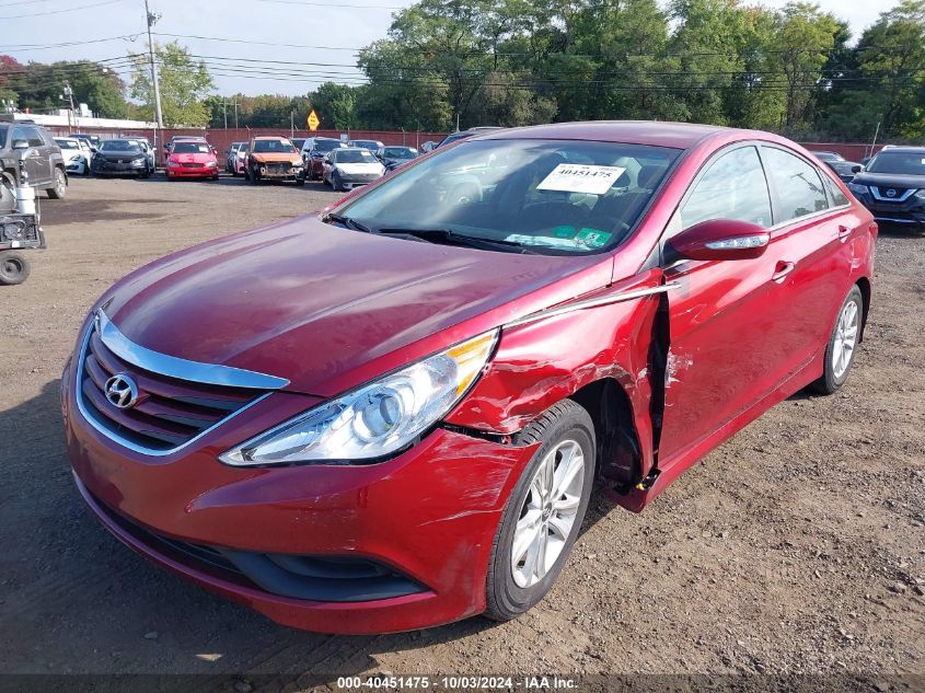 5NPEB4AC0EH922021 2014 Hyundai Sonata Gls