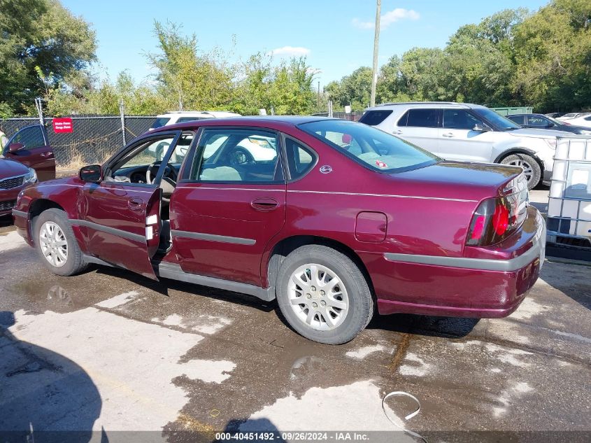 2004 Chevrolet Impala VIN: 2G1WF52E549429976 Lot: 40451492