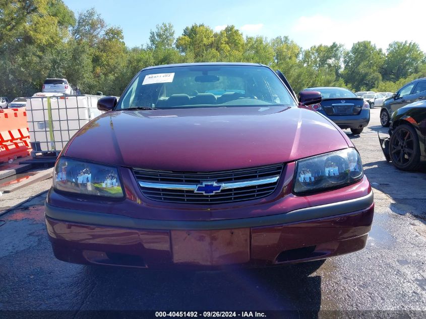 2004 Chevrolet Impala VIN: 2G1WF52E549429976 Lot: 40451492