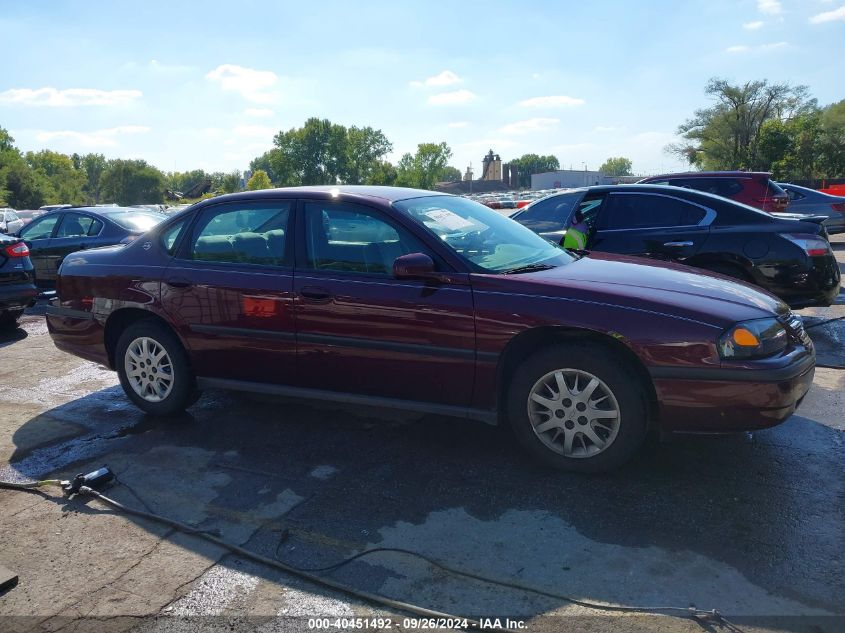 2004 Chevrolet Impala VIN: 2G1WF52E549429976 Lot: 40451492