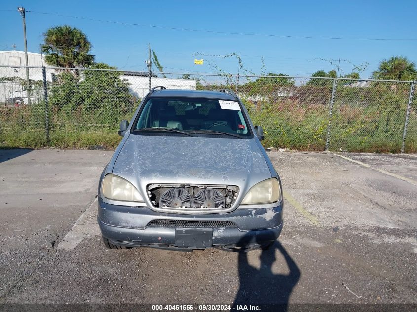 4JGAB54EXXA054021 1999 Mercedes-Benz Ml 320