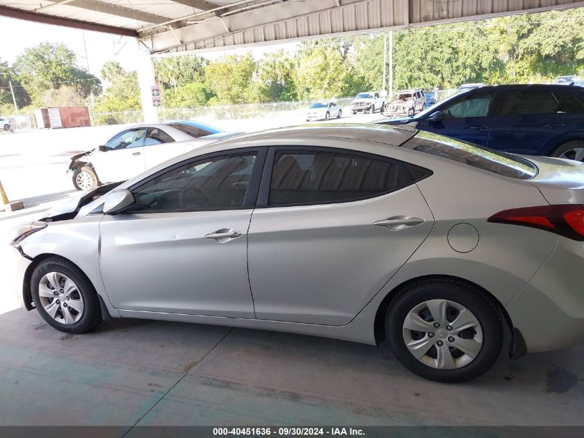 2016 Hyundai Elantra Se/Sport/Limited VIN: 5NPDH4AE3GH785204 Lot: 40451636