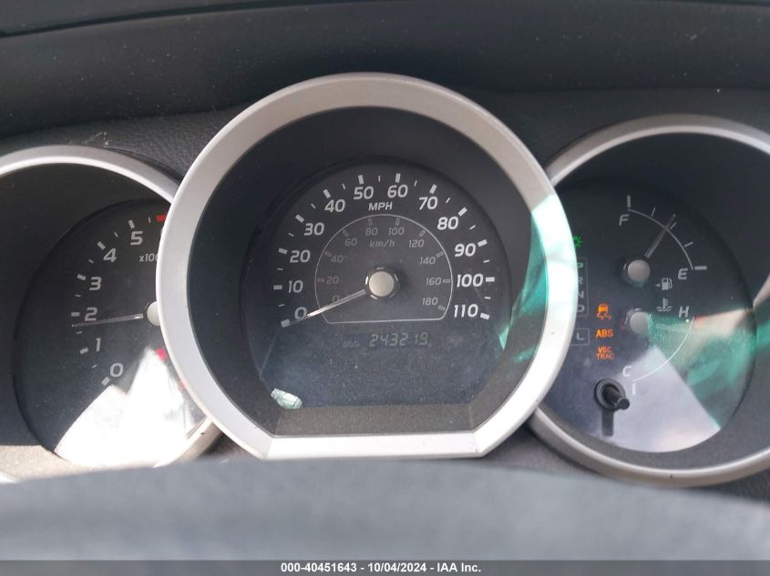 JTEZT14R378011210 2007 Toyota 4Runner Sr5 V8