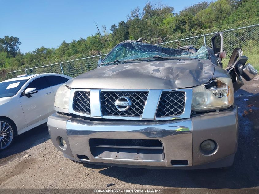 5N1AA08A16N739285 2006 Nissan Armada Se/Le