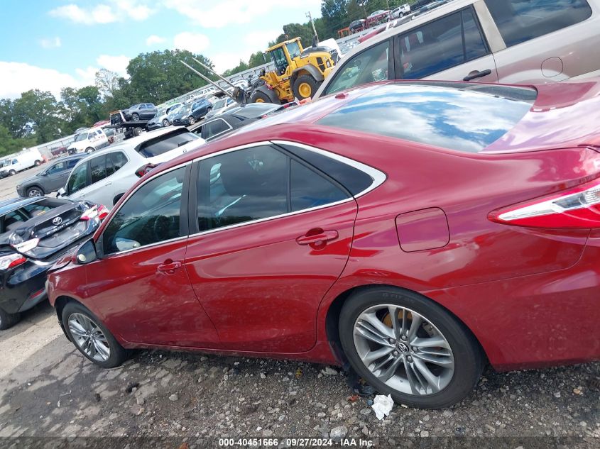 2015 Toyota Camry Se VIN: 4T1BF1FK9FU901869 Lot: 40451666