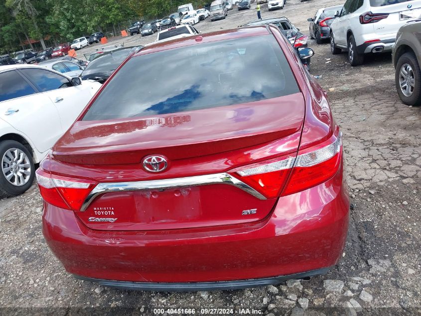 2015 Toyota Camry Se VIN: 4T1BF1FK9FU901869 Lot: 40451666