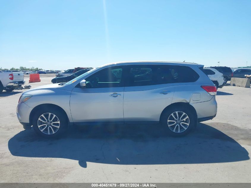 2014 Nissan Pathfinder S VIN: 5N1AR2MN1EC735924 Lot: 40451679