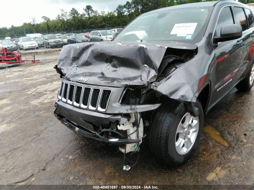 2016 Jeep Grand Cherokee Laredo VIN: 1C4RJFAG0GC325114 Lot: 40451697