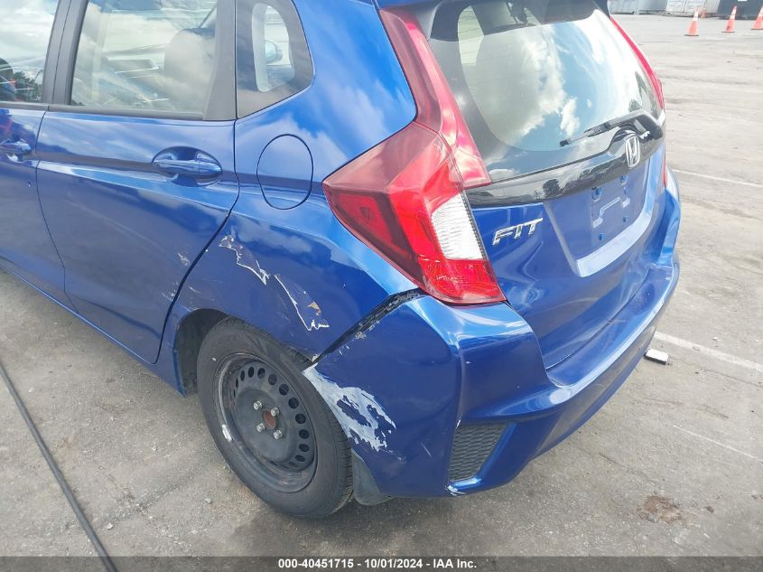 JHMGK5H56GX037446 2016 Honda Fit Lx