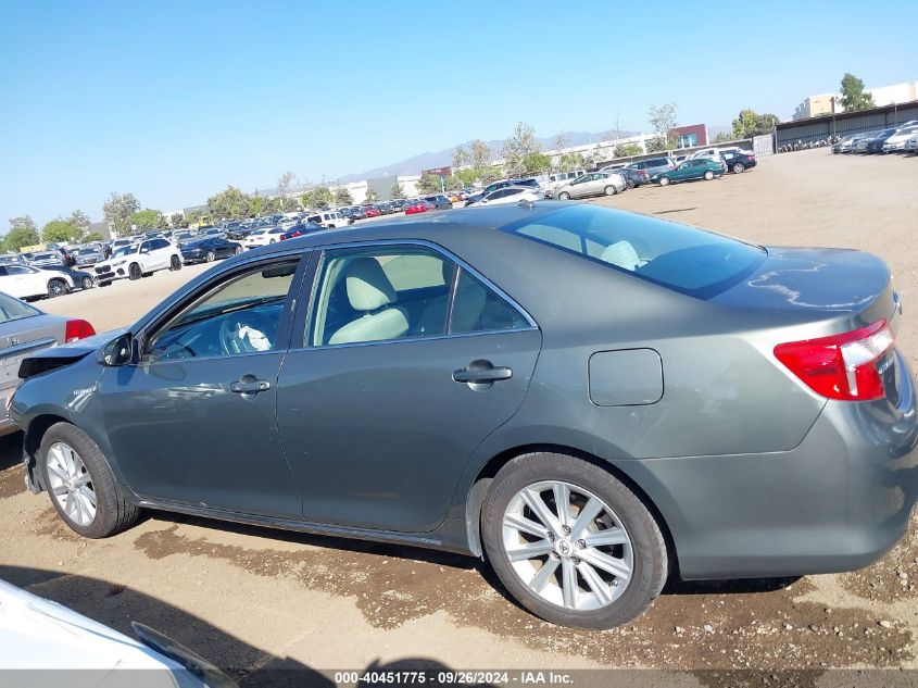 2012 Toyota Camry Hybrid Xle VIN: 4T1BD1FK2CU011974 Lot: 40451775