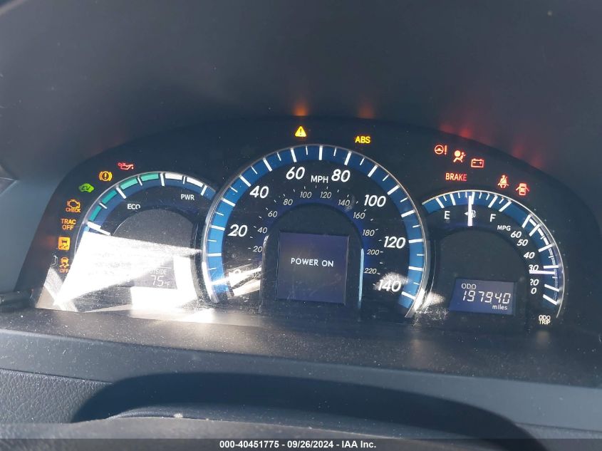 4T1BD1FK2CU011974 2012 Toyota Camry Hybrid Xle