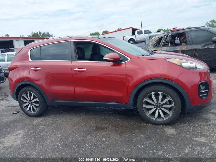 2017 Kia Sportage Ex VIN: KNDPN3ACXH7160321 Lot: 40451810