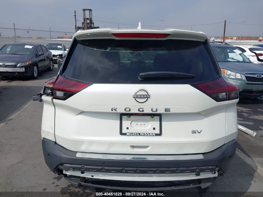 2022 Nissan Rogue Sv Fwd VIN: 5N1BT3BA5NC673133 Lot: 40451828