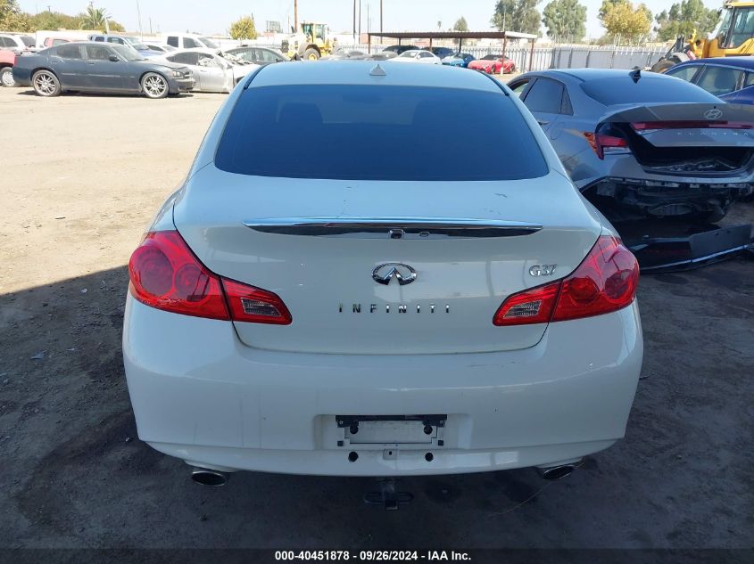 2013 Infiniti G37 Journey VIN: JN1CV6AP6DM723561 Lot: 40451878