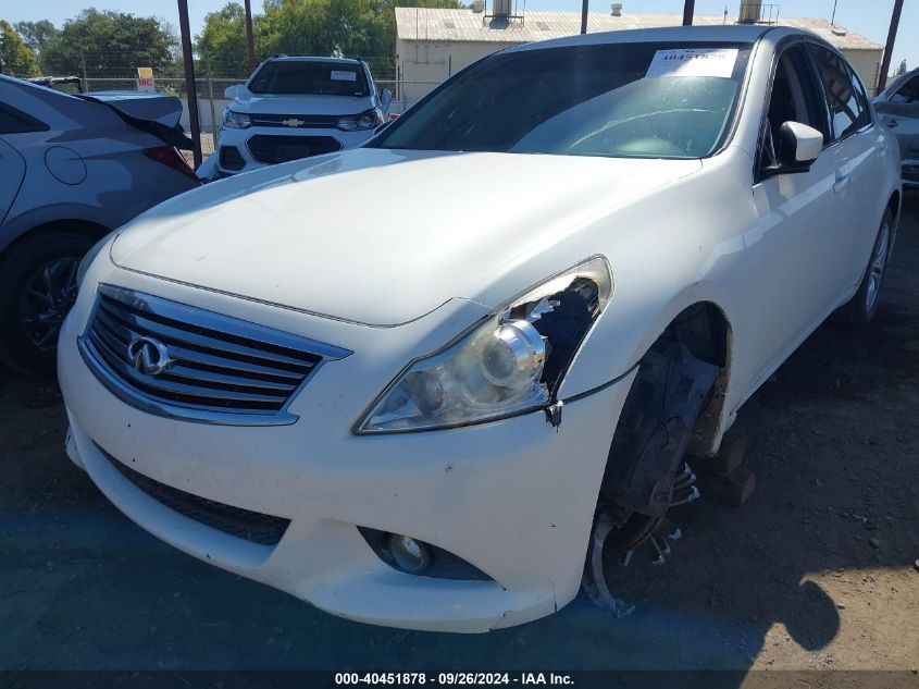 2013 Infiniti G37 Journey VIN: JN1CV6AP6DM723561 Lot: 40451878