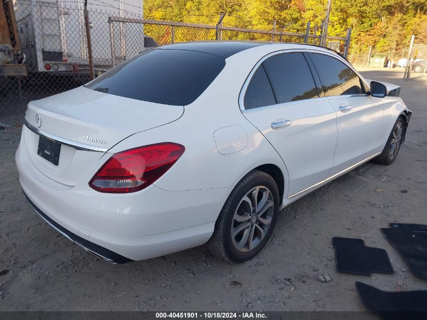 VIN WDDWF4KB7HR231280 2017 Mercedes-Benz C 300, 4Ma... no.4