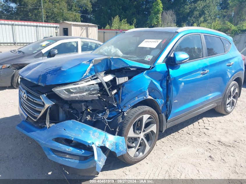 KM8J33A26GU136404 2016 Hyundai Tucson Limited