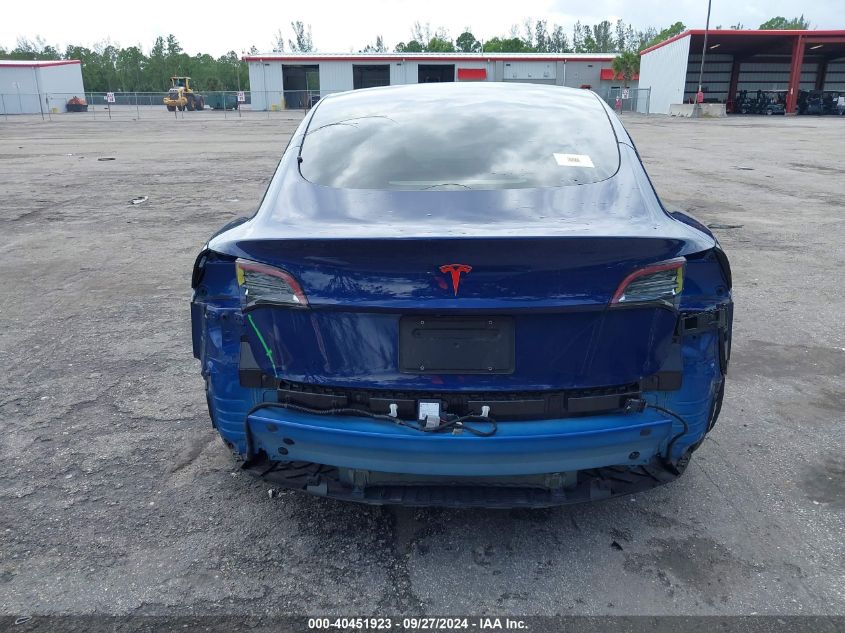 2023 Tesla Model 3 Rear-Wheel Drive VIN: 5YJ3E1EA3PF483727 Lot: 40451923