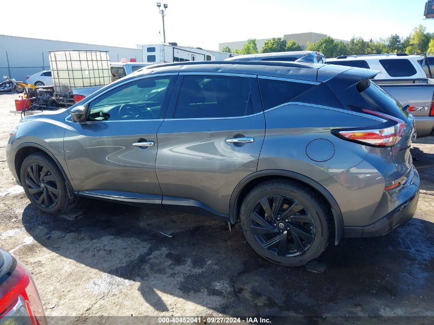 2018 Nissan Murano Sl VIN: 5N1AZ2MH0JN198990 Lot: 40452041