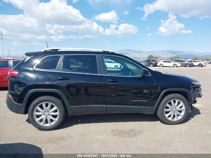 2017 Jeep Cherokee Limited 4X4 VIN: 1C4PJMDS8HW646863 Lot: 40452047