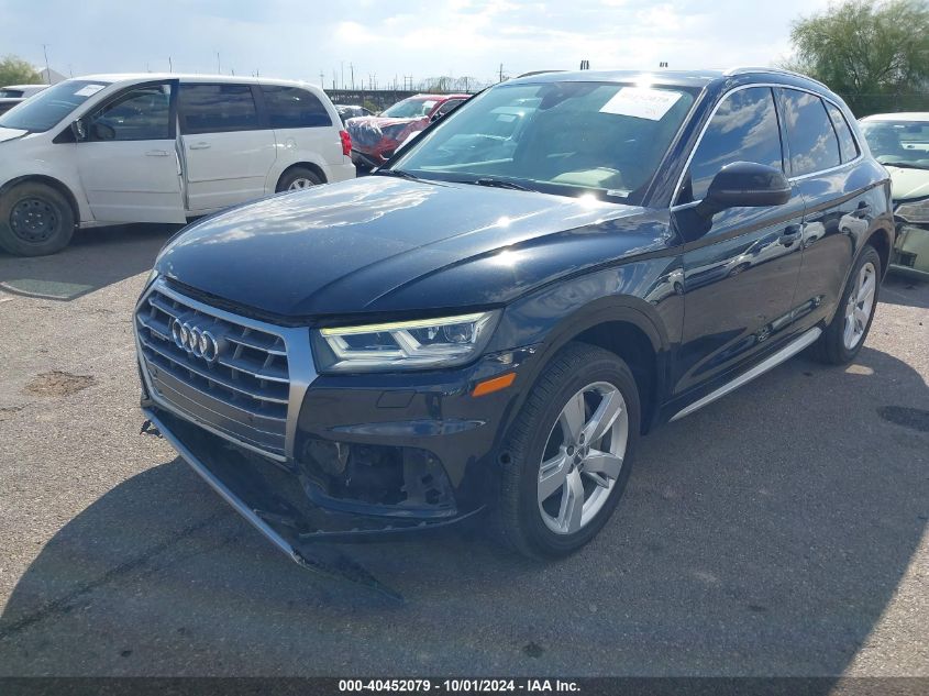 2018 Audi Q5 2.0T Premium/2.0T Tech Premium VIN: WA1BNAFY6J2124674 Lot: 40452079