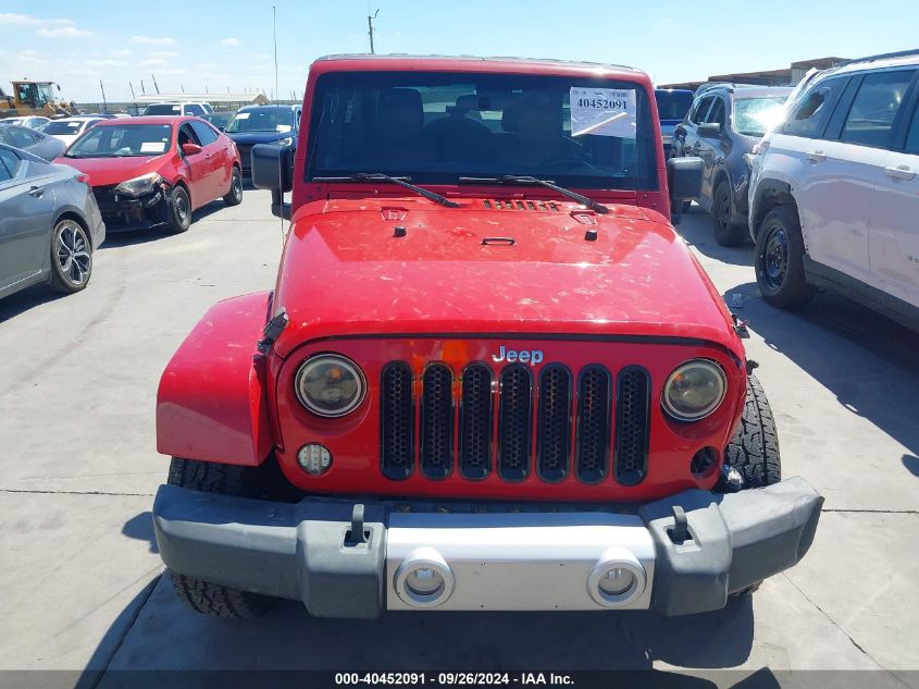 2012 Jeep Wrangler Unlimited Sahara VIN: 1C4BJWEG9CL233246 Lot: 40452091