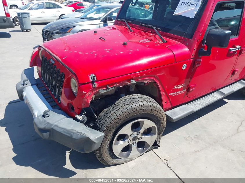 2012 Jeep Wrangler Unlimited Sahara VIN: 1C4BJWEG9CL233246 Lot: 40452091