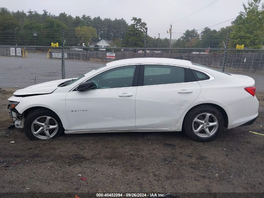 2018 Chevrolet Malibu 1Ls VIN: 1G1ZB5ST0JF241604 Lot: 40452094