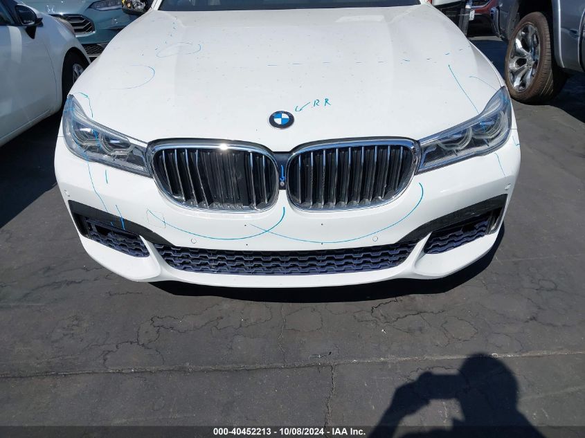 2017 BMW 750I VIN: WBA7F0C50HGM20958 Lot: 40452213