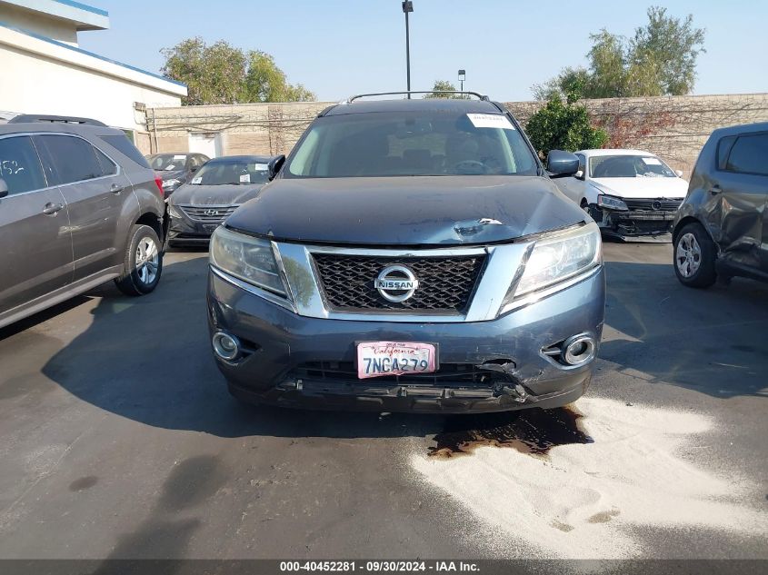 2015 Nissan Pathfinder S/Sv/Sl/Platinum VIN: 5N1AR2MNXFC674414 Lot: 40452281