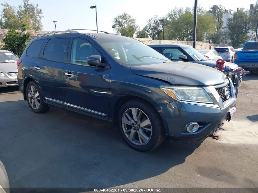 2015 Nissan Pathfinder S/Sv/Sl/Platinum VIN: 5N1AR2MNXFC674414 Lot: 40452281