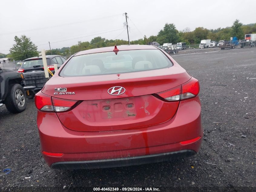 2014 Hyundai Elantra Se VIN: 5NPDH4AE9EH490170 Lot: 40452349