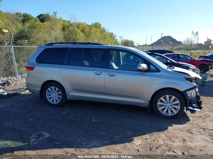 2017 Toyota Sienna Limited Premium 7 Passenger VIN: 5TDDZ3DC7HS159863 Lot: 40452369