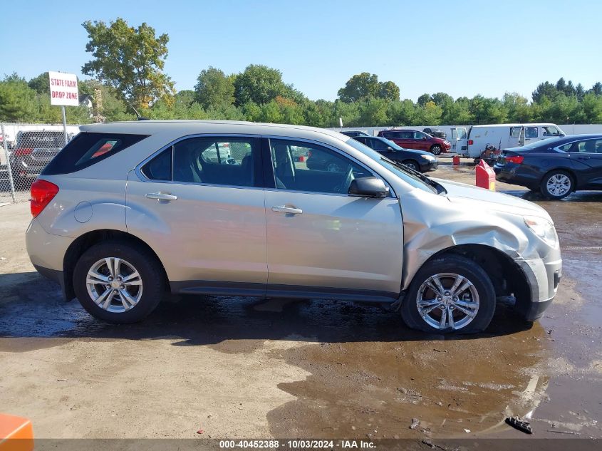 2013 Chevrolet Equinox Ls VIN: 2GNALBEK6D6287432 Lot: 40452388