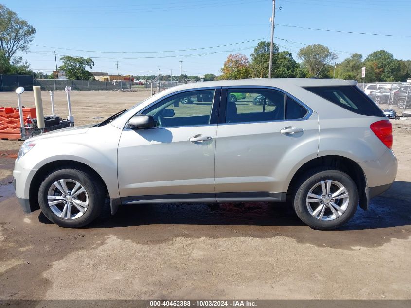 2013 Chevrolet Equinox Ls VIN: 2GNALBEK6D6287432 Lot: 40452388