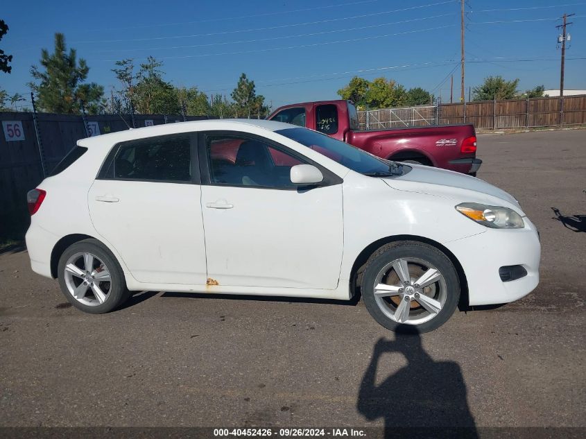 2010 Toyota Matrix S VIN: 2T1LE4EE9AC013976 Lot: 40452426