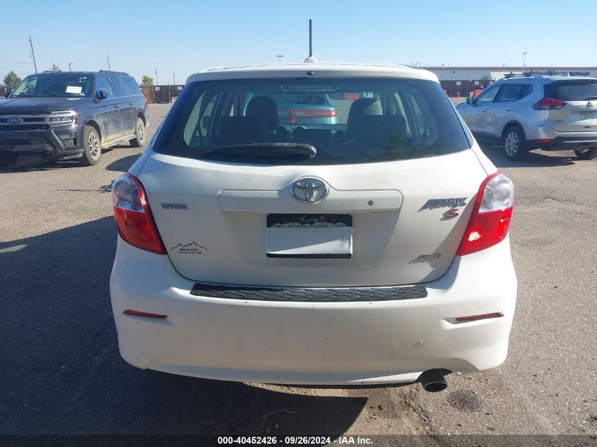 2010 Toyota Matrix S VIN: 2T1LE4EE9AC013976 Lot: 40452426