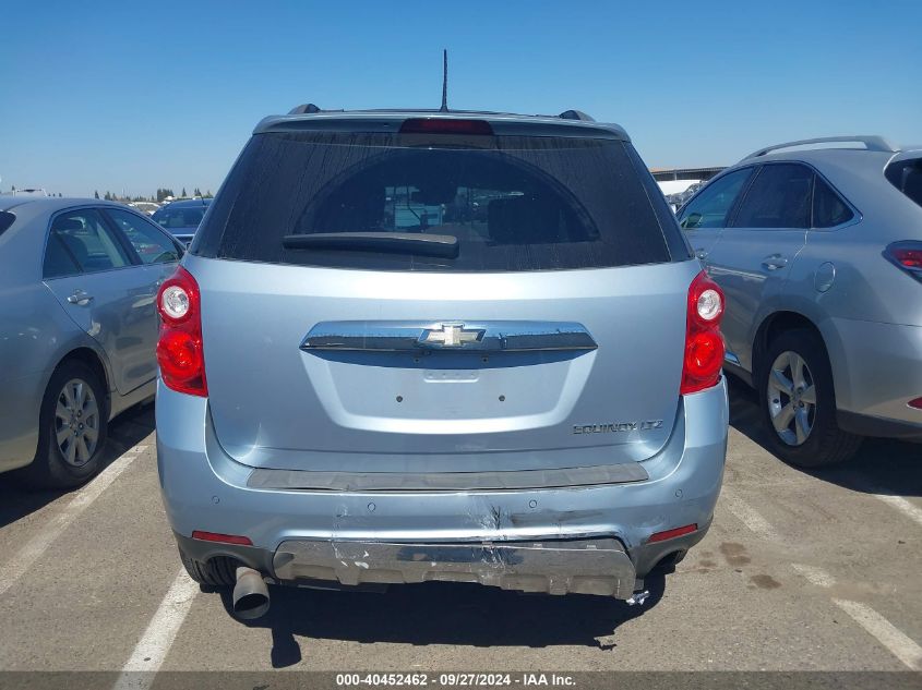 2014 Chevrolet Equinox Ltz VIN: 2GNFLDE38E6375524 Lot: 40452462