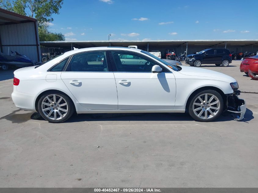 2010 Audi A4 2.0T Premium VIN: WAUFFAFL3AN058282 Lot: 40452467