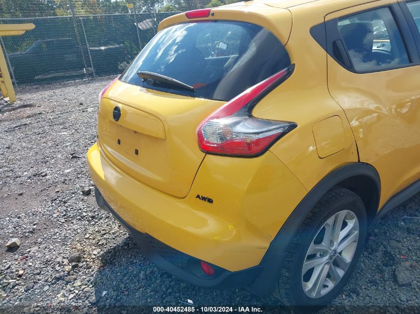 2015 Nissan Juke S VIN: JN8AF5MV3FT554232 Lot: 40452485