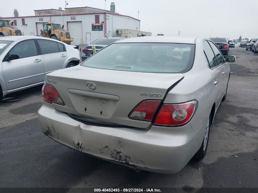 2003 Lexus Es 300 VIN: JTHBF30G230116454 Lot: 40452493