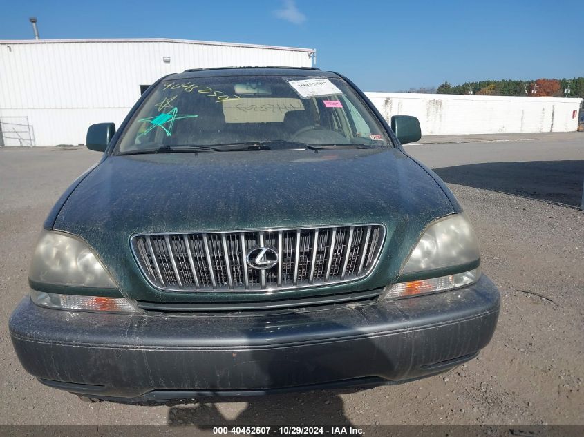 2000 Lexus Rx 300 VIN: JT6HF10U2Y0152617 Lot: 40452507