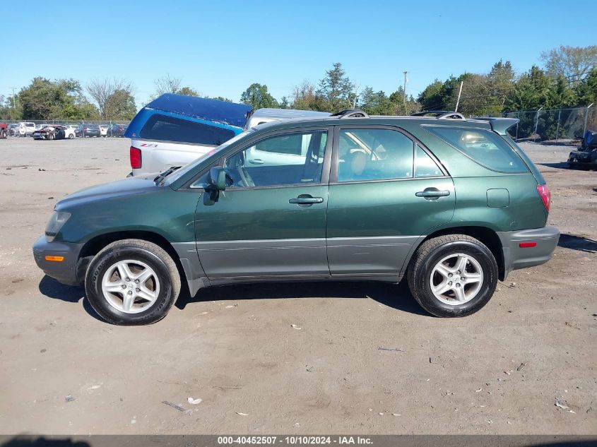 2000 Lexus Rx 300 VIN: JT6HF10U2Y0152617 Lot: 40452507