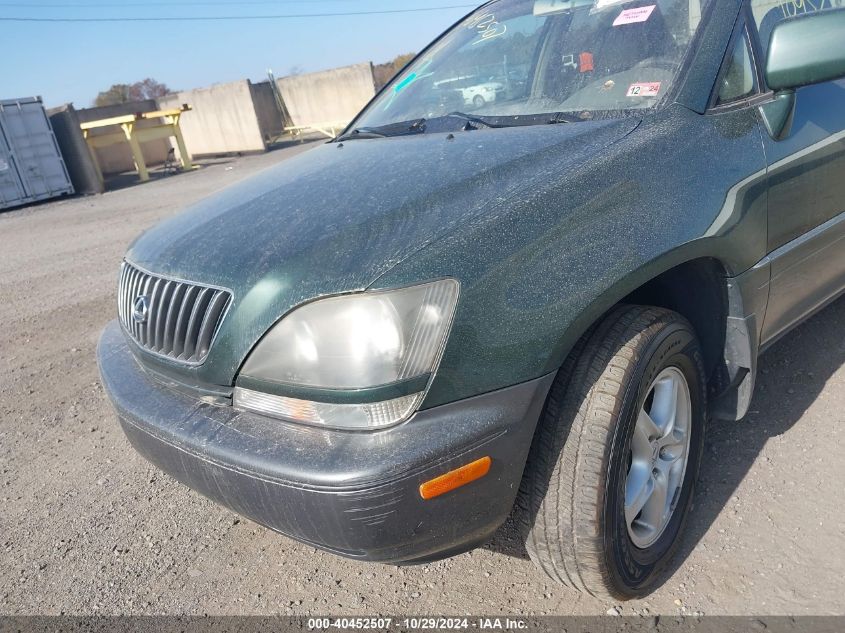 2000 Lexus Rx 300 VIN: JT6HF10U2Y0152617 Lot: 40452507