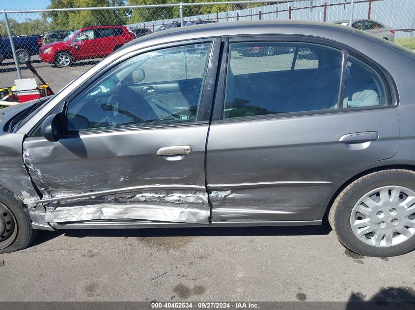 2004 Honda Civic Lx VIN: 2HGES16544H509083 Lot: 40452534